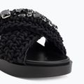 Damenbadelatschen INUIKII Woven Stones black 7