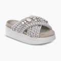 Damenbadelatschen INUIKII Woven Stones Platform stone grey