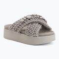 Schlappen Damen INUIKII Woven Stones Platform stone grey
