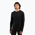 Herren Thermoaktivshirt ODLO Merino 160 Bl Top Crew Neck black