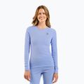 Damen Thermoaktivshirt ODLO Active Warm Bl Top Crew Neck blue heron