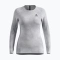 Damen Thermo-Longsleeve ODLO Active Warm X Pow Bl Top Crew Neck silver grey