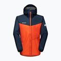 MAMMUT Kento Light HS Herren Hardshelljacke orange und marineblau 4