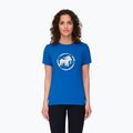 Damen-Trekking-T-Shirt MAMMUT Graphic blau
