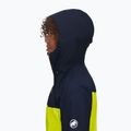 MAMMUT Convey Tour HS Herren Regenjacke grün und navy blau 6