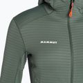 Mammut Damen-Fleece-Sweatshirt Taiss Light ML Hooded dunkel jade/schwarz 7