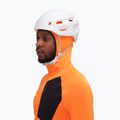 Herren-Trekking-Sweatshirt Mammut Aenergy Light ML Hooded dark tangerine/schwarz 4