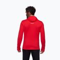 Herren-Trekking-Sweatshirt Mammut Taiss Light ML mit Kapuze mammut rot 2