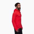 Herren-Trekking-Sweatshirt Mammut Taiss Light ML mit Kapuze mammut rot 3