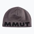 Mammut Wintermütze Logo steel schwarz