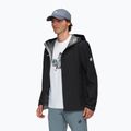 Herren Mammut Linard Light HS Regenjacke mit Kapuze schwarz 3