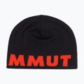 Wintermütze Mammut Logo black