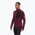 Herren-Fleecejacke Mammut Taiss Light ML burgundy/black 3
