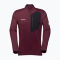 Herren-Fleecejacke Mammut Taiss Light ML burgundy/black 4