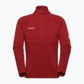 Herren Sweatshirt Mammut Taiss ML Half Zip Pull dark mammut red 5