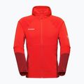 Herren Sweatshirt Mammut Taiss ML Hooded mammut red/dark mammut