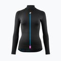 Damen-Radsport-Langarmshirt ASSOS Winter Skin Layer P1 W schwarz