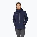 Damen-Regenjacke Mammut Linard HS Thermo Hooded Jacket Women marine