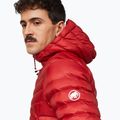 Gefütterte Herrenjacke Mammut Albula IN Hooded Jacket Men dark mammut red 6