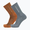 Socken Mammut Multisport Crew Socks 2 pack autumn larice/strata