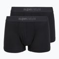 Herren Thermo-Boxershorts super.natural Tundra 175 2er-Pack jet black/jet black