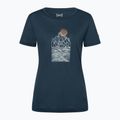 Damen-T-Shirt super.natural Preikestolen Cliffs Tee blueberry/feather grey/copper 3