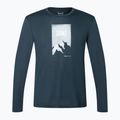 Herren Longsleeve super.natural 2 Pitch blueberry/various 2