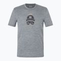 Herren-T-Shirt super.natural Gogeanie Tee cashmere grey mel/dark shadow mel/vintage khaki mel 4