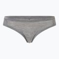 Damen Thermounterwäsche Slip super.natural Tundra 175 Thong Kaschmir Grau Melange