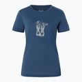 Damen-T-Shirt super.natural Flower Boots Tee ocean blue/feather grey 4