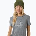 Damen T-Shirt super.natural Ornament Tee cashmere grey melange/leaf melange/white stone 3