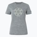 Damen T-Shirt super.natural Ornament Tee cashmere grey melange/leaf melange/white stone 4