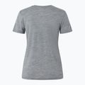 Damen T-Shirt super.natural Ornament Tee cashmere grey melange/leaf melange/white stone 5