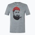 Herren T-Shirt super.natural Sailor Tee cashmere grey mel/jet black /high risk red 4