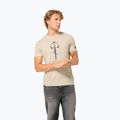 Herren-Shirt super.natural Vintage Bike white pepper/eucalyptus/blueberry