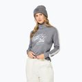 Damenpullover Super.Natural Freeride Roll Neck cashmere grey melange / f. white / f. white