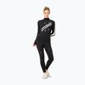 Damen-Longsleeve super.natural KryTeeede Col T-Neck Light jet black/white/mountain trail gl/white 2