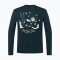 Longsleeve Herren super.natural Apres Ski blueberry/various 6