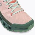 Damen-Trekkingstiefel On Cloudwander Wasserdicht rosa-grün 7398278 7