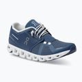 Damen On Running Cloud 5 denim/weiß Laufschuhe 8