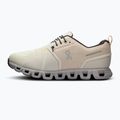 Women's On Cloud 5 Wasserdichte Perle/Nebel Laufschuhe 10