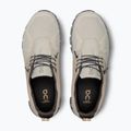 Women's On Cloud 5 Wasserdichte Perle/Nebel Laufschuhe 13