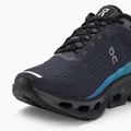 Women's On Cloudspark schwarz/blaubeerfarben Laufschuhe 7