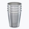 Klean Kanteen Pint Tassen 4 Stück gebürstetem Edelstahl