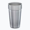Klean Kanteen Pint Tassen 4 Stück gebürstetem Edelstahl