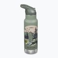 Thermosflasche Klean Kanteen Classic Narrow VI Flip Sport mountain scape