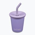 Becher KLEAN KANTEEN Steel Straw Lid 296 ml paisley purple