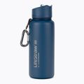 Lifestraw Go Edelstahl 710ml blau Reiseflasche LSGOSSMB1
