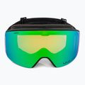 Giro Axis schwarz Wortmarke/Smaragd/Infrarot Skibrille 3