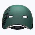 Fahrradhelm Bell Local grün schwarz/Totenkopf 3
